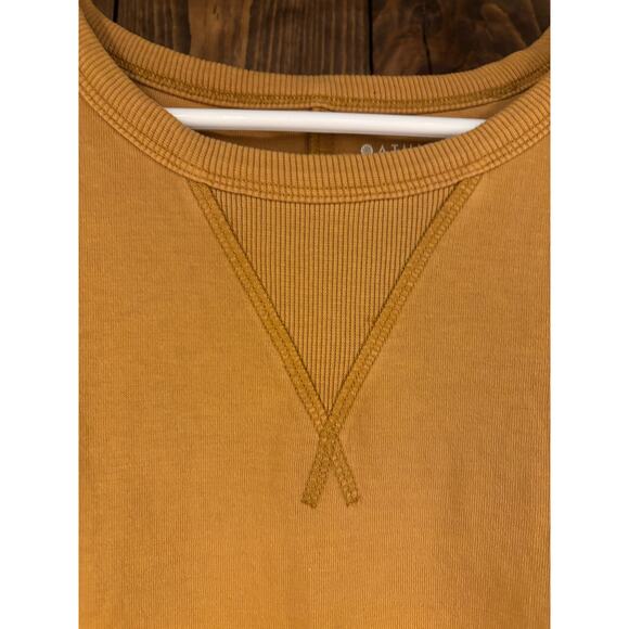 Athleta Short Sleeve Crop Sweatshirt Large - Picture 4 of 5